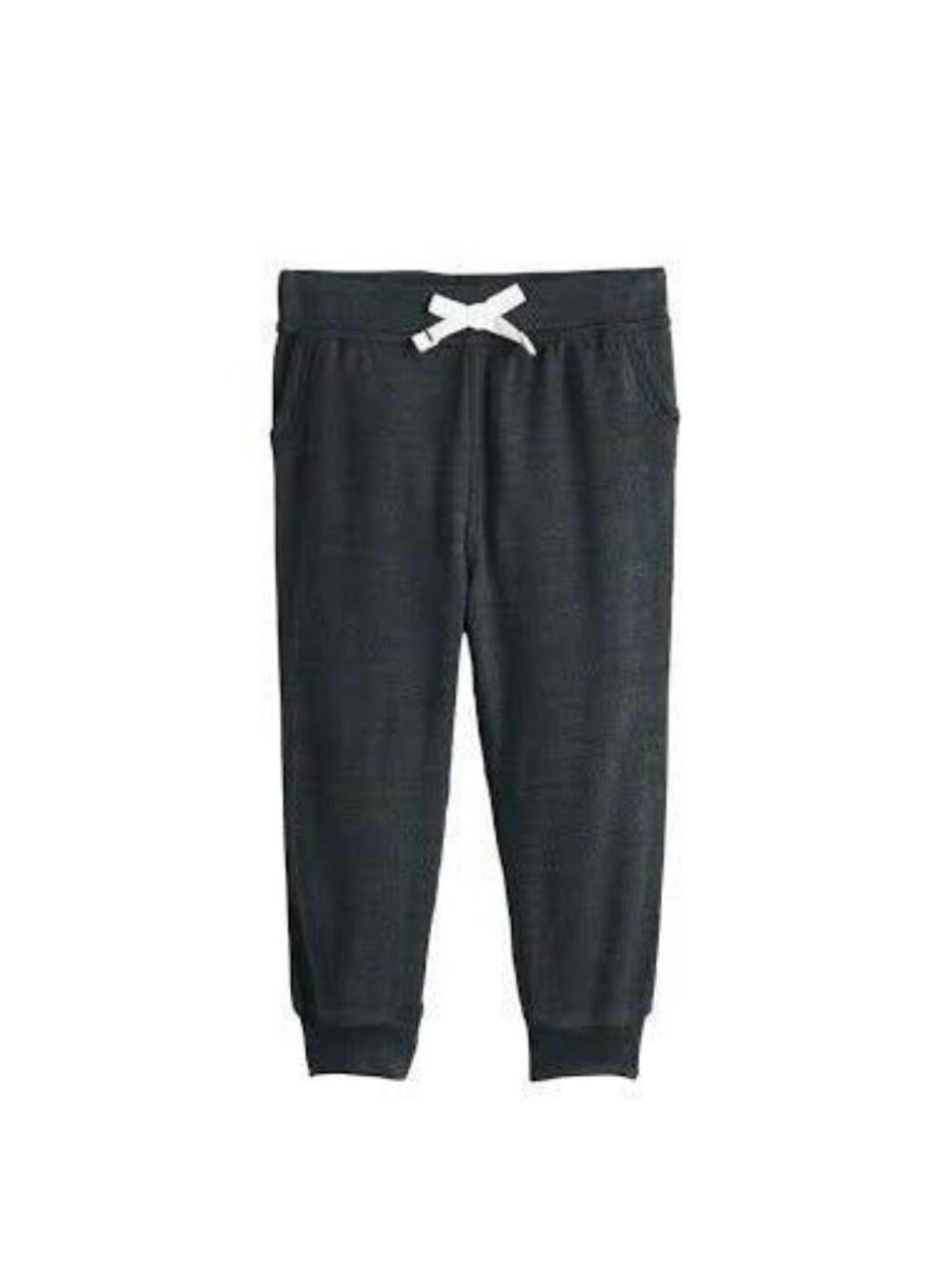 Baby Girl Jumping Beans Black Luxe Snit Joggers Size 18M